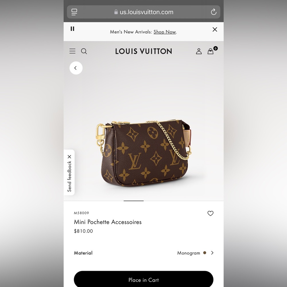 Louis Vuitton Mini Pochette Accessoires
Monogram Canvas Vintage 2002 ✨ - Picture 10 of 11